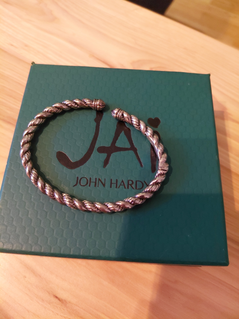 John Hardy JAI Silver-Tone Twisted Rope Cuff Bracelet - Silver